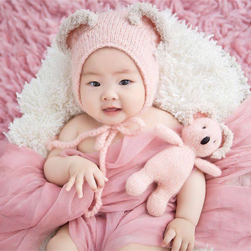 Photo studio freshman full moon photo clothes Koala shape hat 100 days photography clothing tree bag karma puppet set