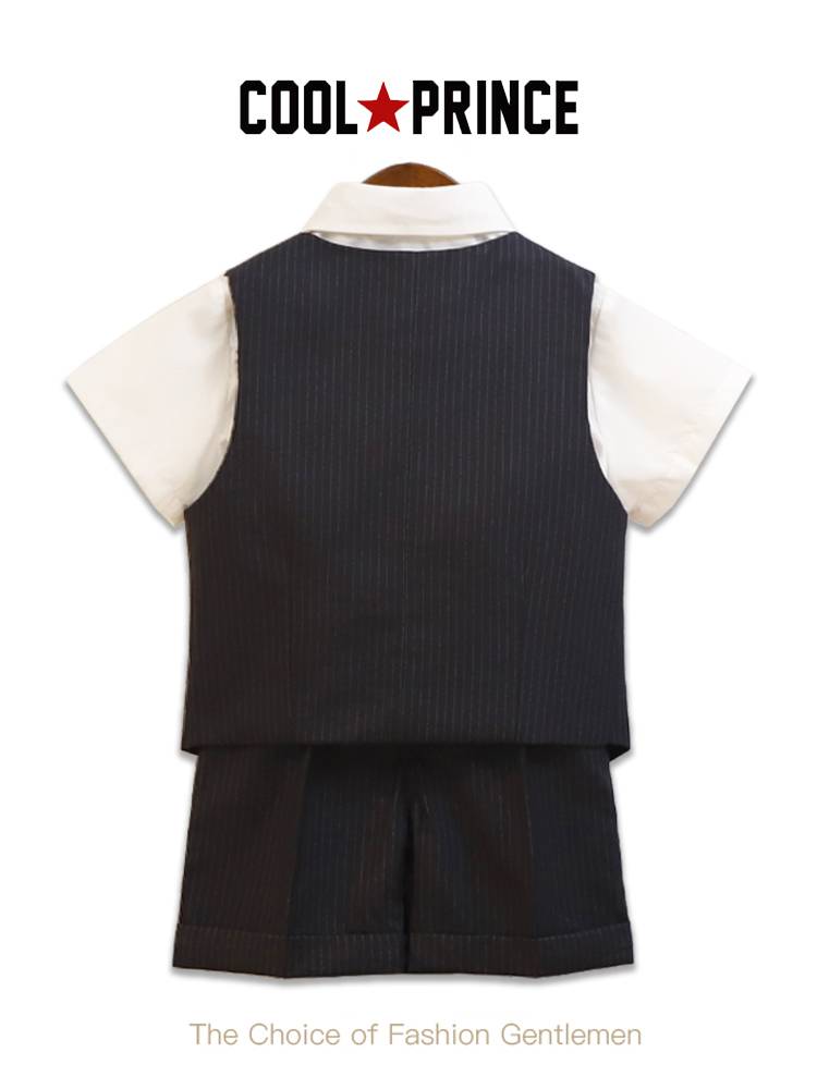 Boys Children's Dress Flower Flower Flower Set Piano Performance Service Boy Boys Small Host Summer Summer Summer Summer