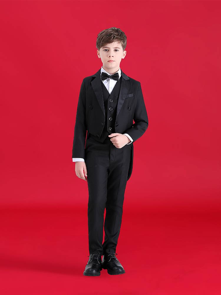 Handsome Children's Tyranian suit Set Boys Dress Violin Piano Performance Performance