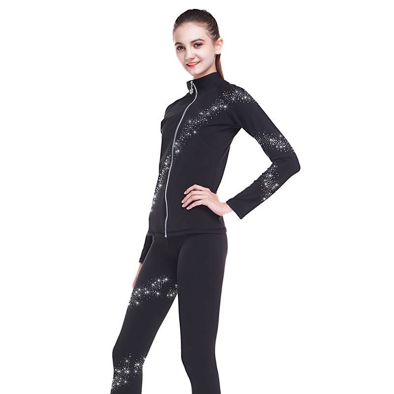 SKFORCE trick skating clothing children's training clothing performance clothing thickened pants training service girl skating suit