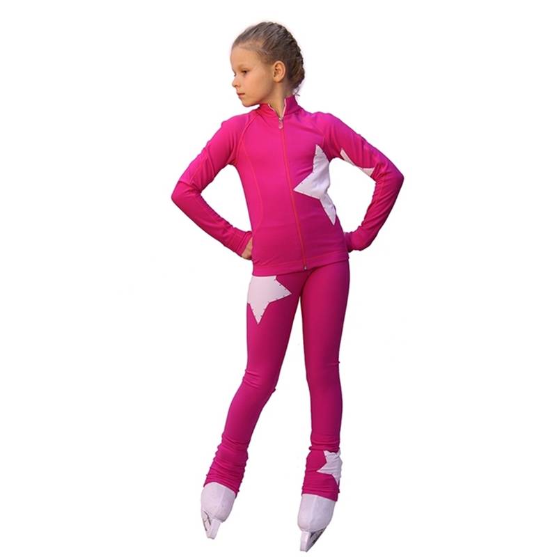 High-ball girls' skating suit, skating suit, skating pants, air-skinned children's velvet costume
