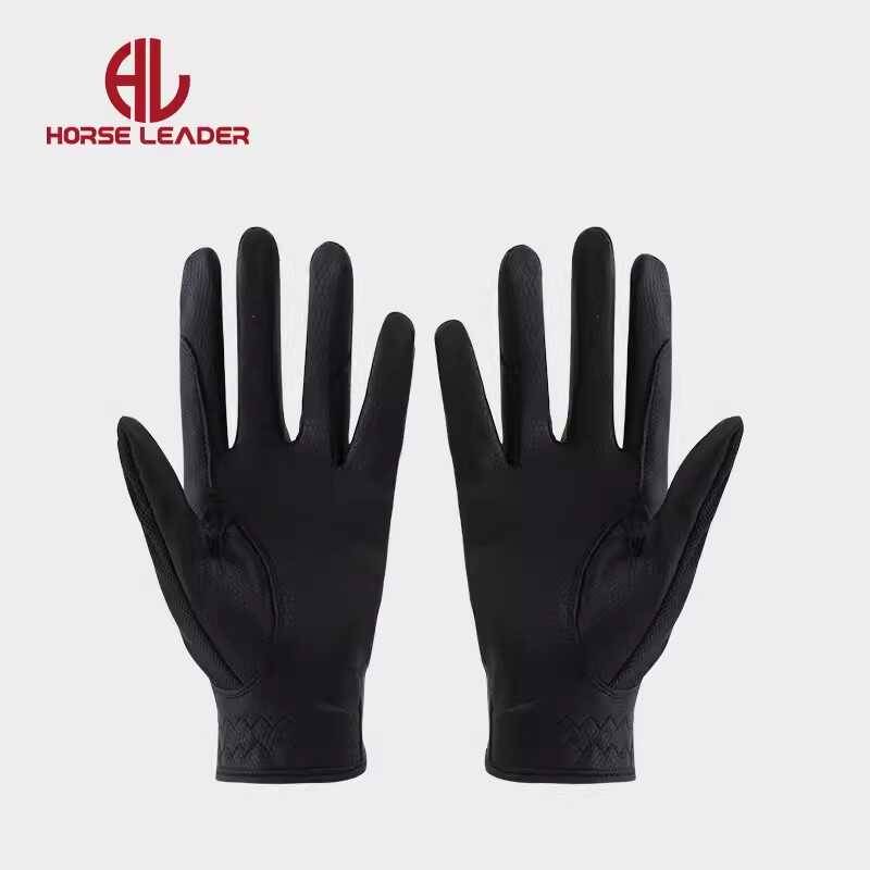 Summer Equestrian glove adult riding equipment mesh, eye breathable children's equestrian glove import super fiber equestrian equipment
