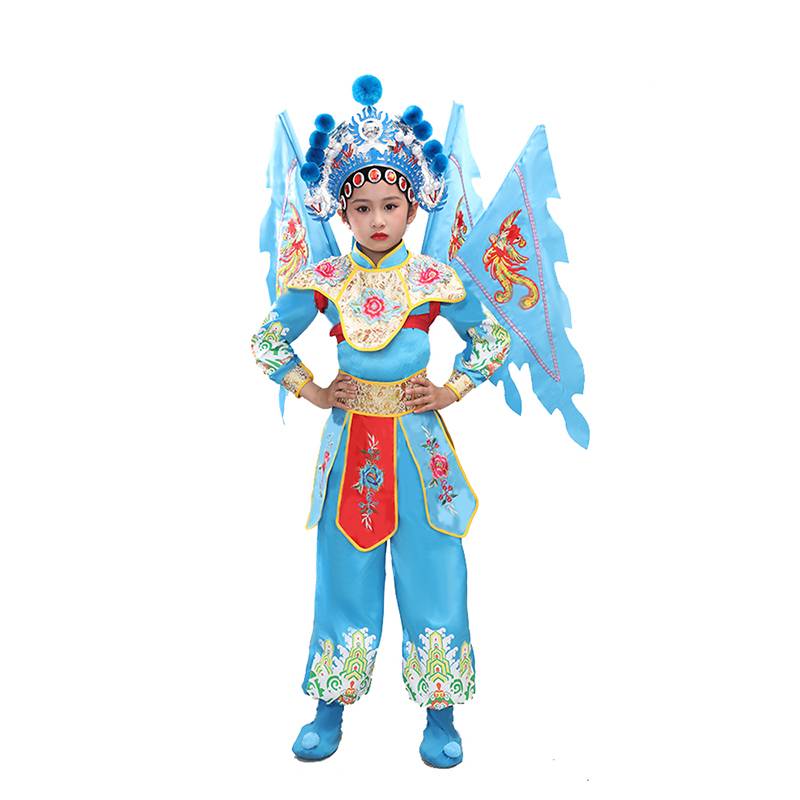 Xiaohe style knife, Ma Dan children's performance service, Mulan men's and women's national dance and opera performance clothing Peking opera clothing