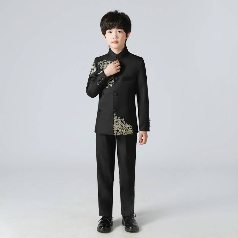 Children Zhongshan Performing Male Republic of the Republic of China Wind Costume Primary and Middle School Students May 4th Youth New Year Host Chorus Recitation