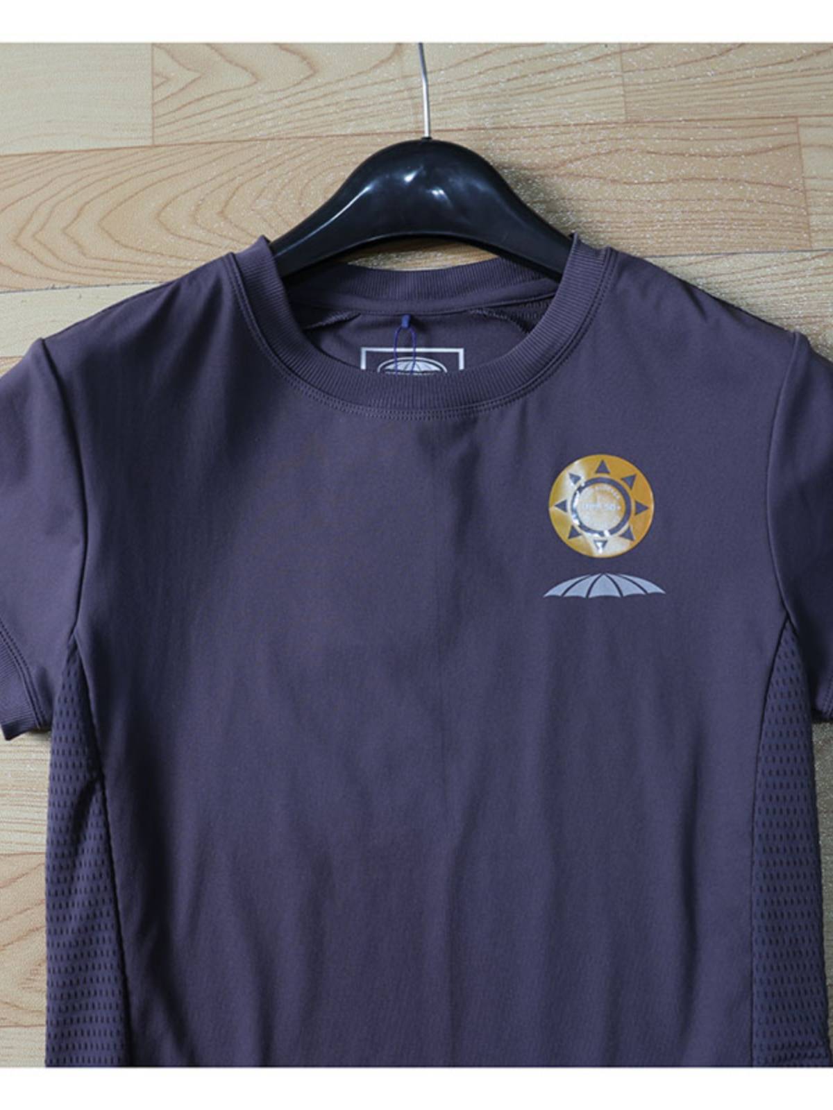 UPF50 outdoor equestrian equestrian short -sleeved shirt race -side mesh mesh -breathable elastic raviometer C7