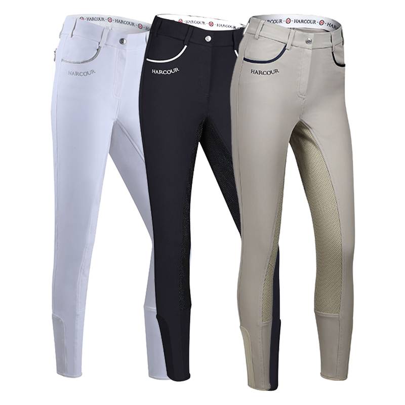 Harcour equestrian pants imported children's equestrian silicon gel pants men and girls riding pants 103