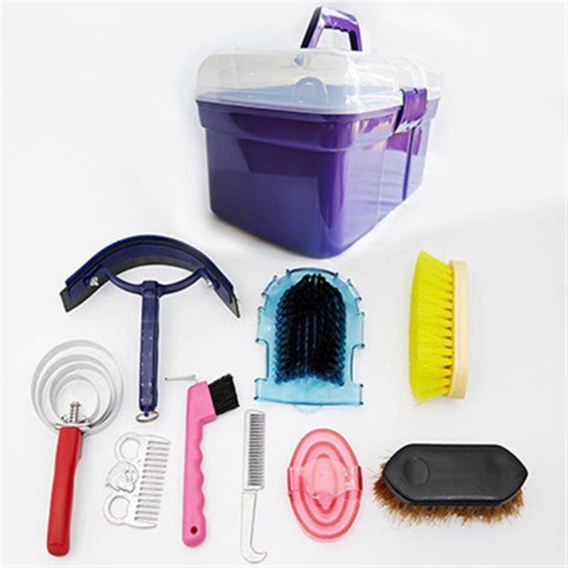 10 sets of purple toolboxes