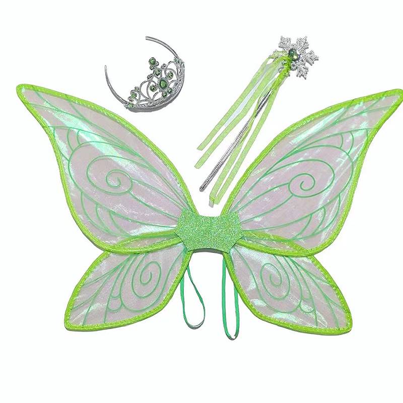 Green new butterfly wings