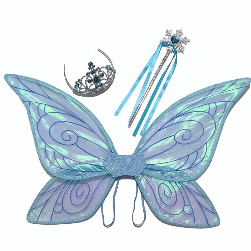 Blue new butterfly wings