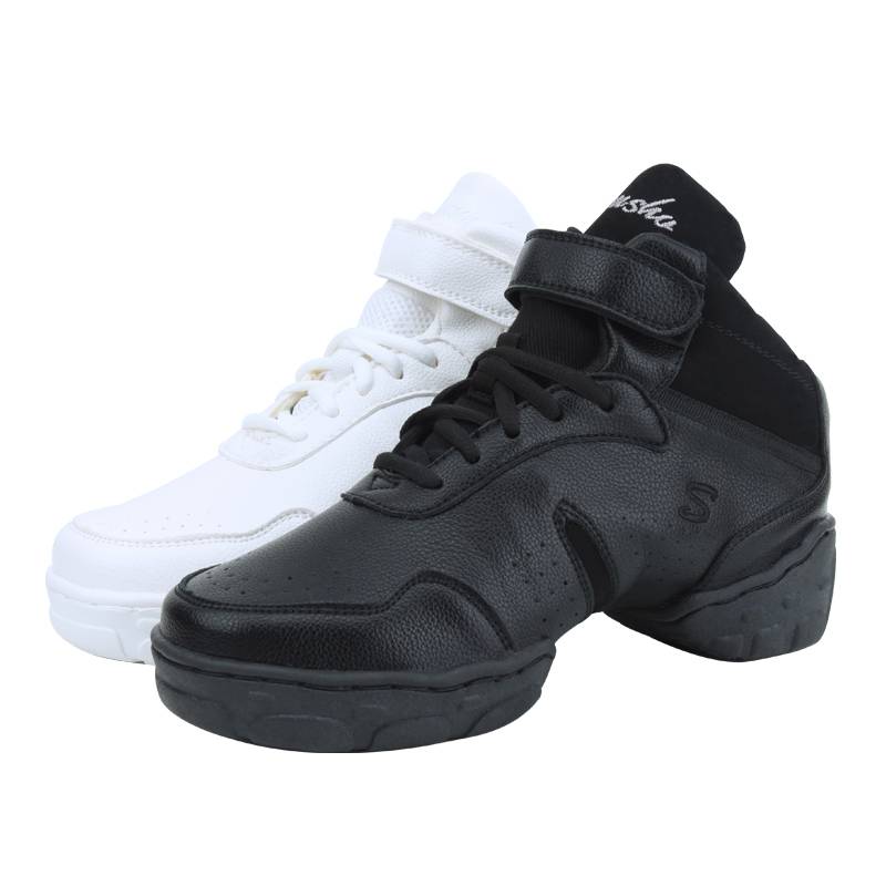 Dance Shoes Female Cow Plaza Modern Dance Shoes Male Soft Waves Wear Children's Jazz Temporary Dance Shoes Adult Sports