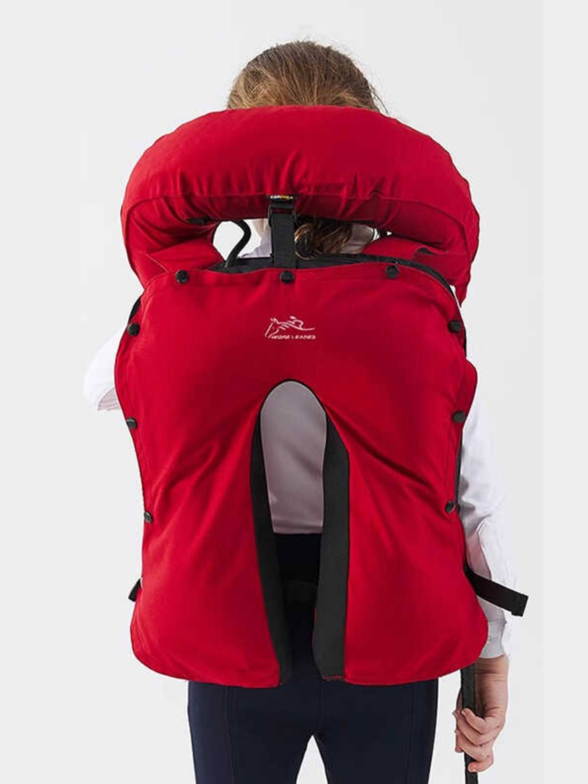 Children's inflatable equestrian nursing nursing all -weather equestrian vest protective vest horse riding safety light and safe armor