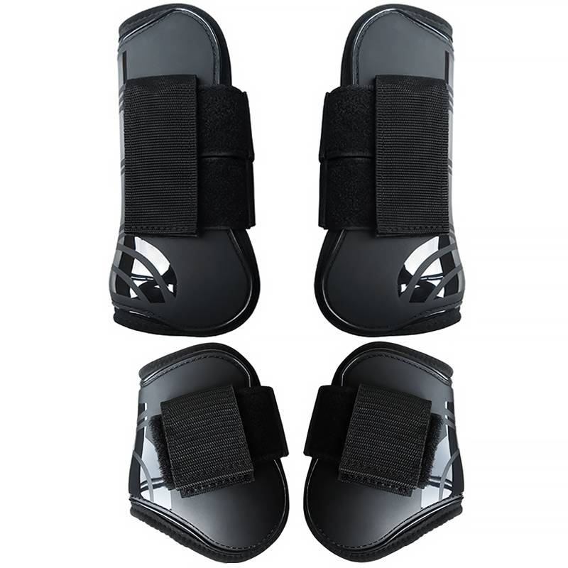 Black set of magnifiers