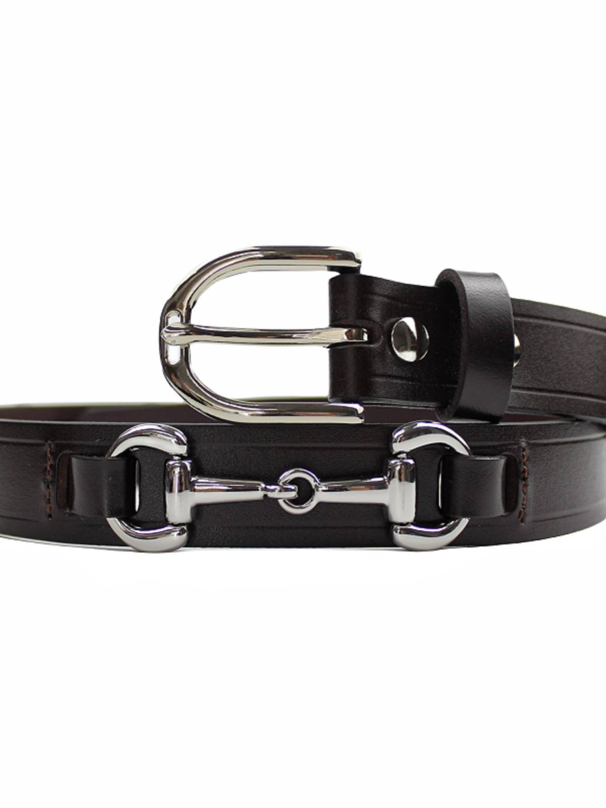 Pure leather puppet belt knight equipment and supplies to easily adjust the belt adult male girls and girls equestrian riding equipment
