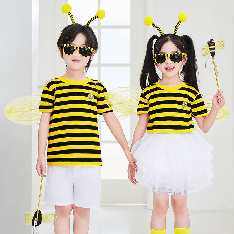 Children's Performance Costume Kindergarten A little bee dance dress young children lovely puffy skirt performance clothes