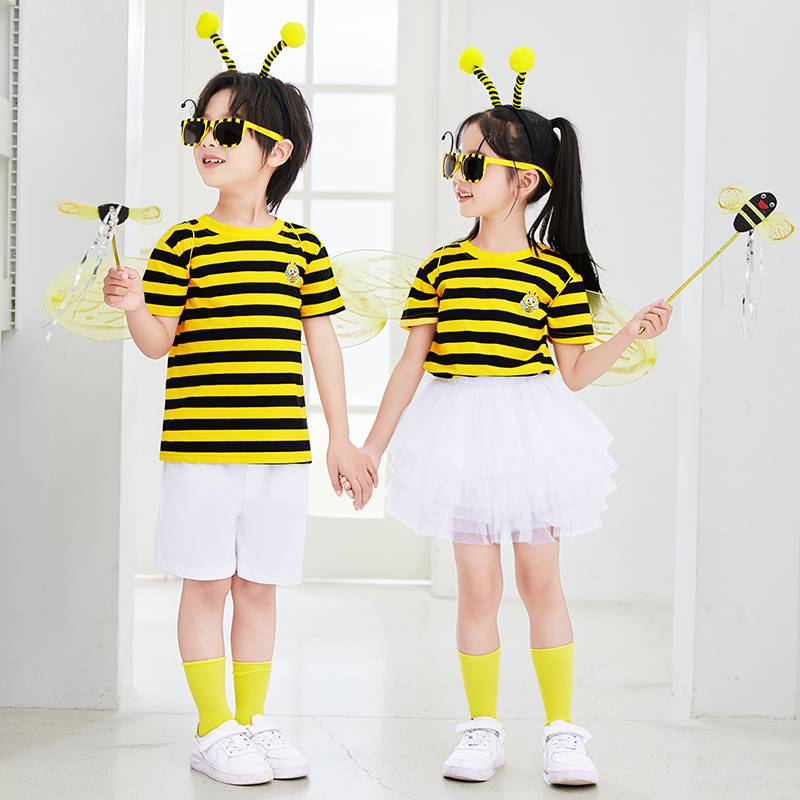 Children's Performance Costume Kindergarten A little bee dance dress young children lovely puffy skirt performance clothes