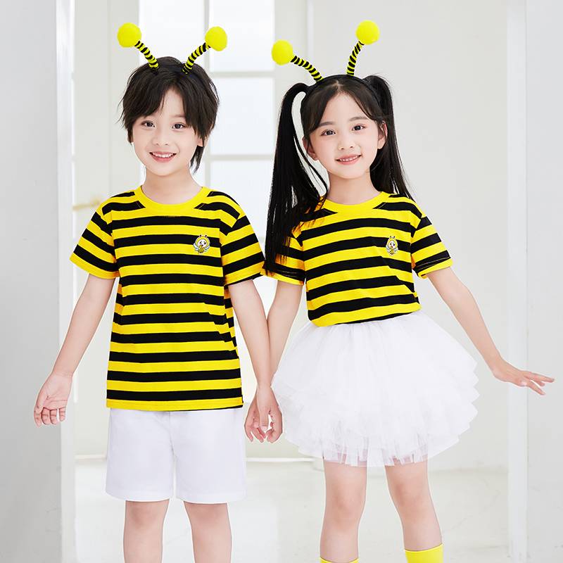 Children's Performance Costume Kindergarten A little bee dance dress young children lovely puffy skirt performance clothes