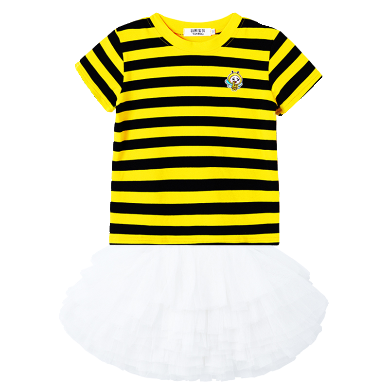 Children's Performance Costume Kindergarten A little bee dance dress young children lovely puffy skirt performance clothes