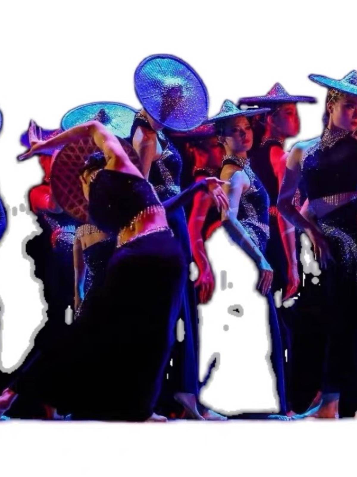 The twelfth Chinese Dance Lotus Award is intoxicated by the National Dai Dance New Year's Day Flower waist girl performance clothes