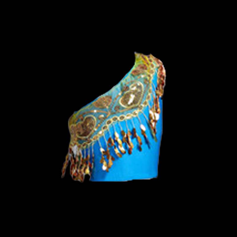 Blue Gradient Yellow Gold Blanket Single Shirt