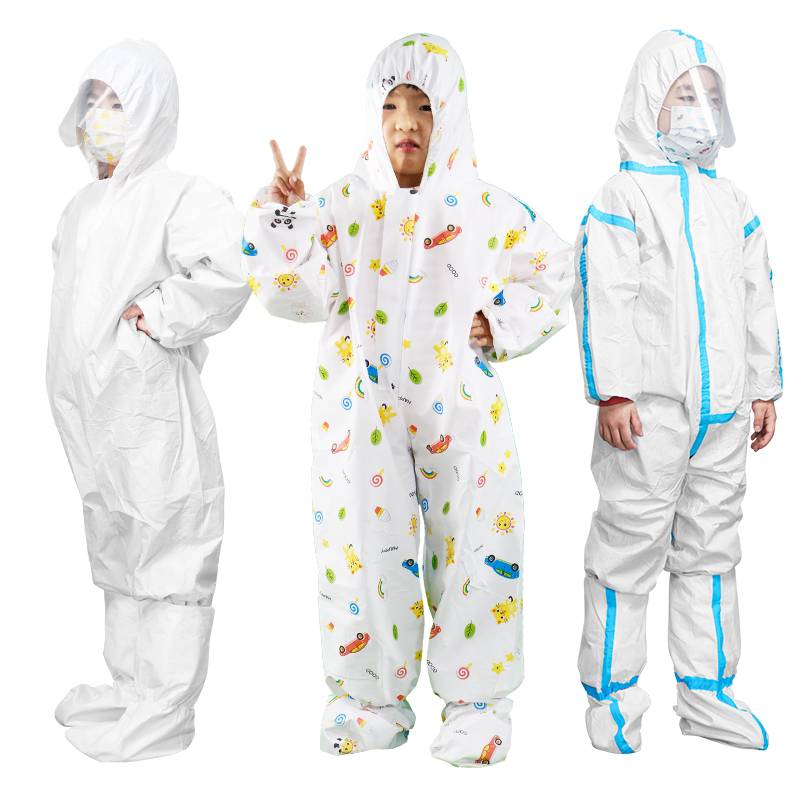 Children's cartoon protective service breathable membrane waterproof waterproof, high -speed rail high -speed rail radiation -proof role -playing performance