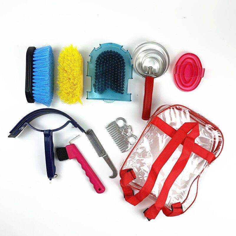 Exporting European horse horses horses cleaning set brushing horse wash horse tool horses house supplies 10 pieces of free shipping