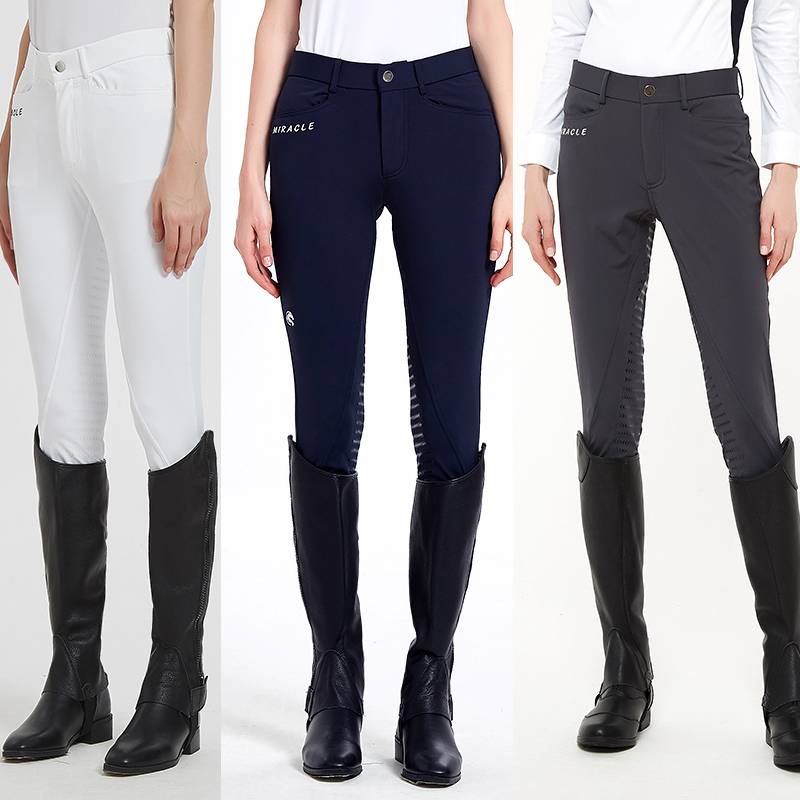Summer Silicon Silicon Pants ultra -thin equestrian horse pants men's white race pants children's riding pants ride -to -wear female