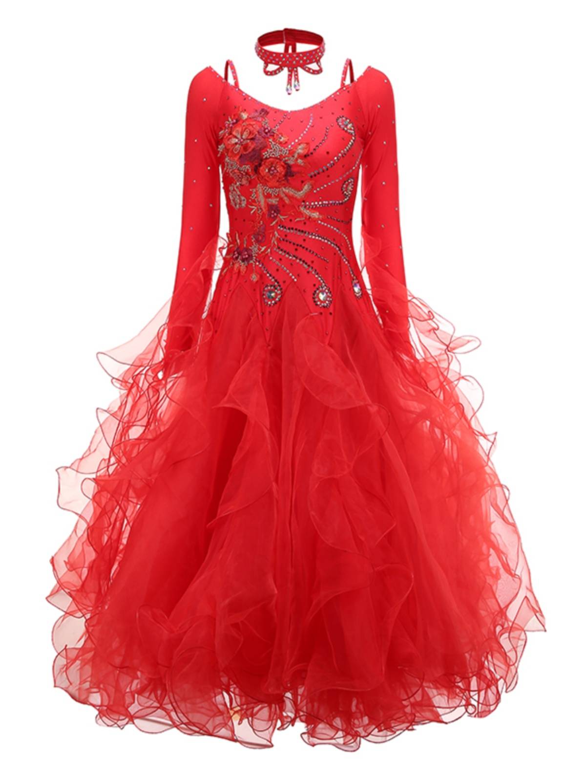 Xiong dancer new modern dance skirt dress national standard dance clothing performance service performance suit