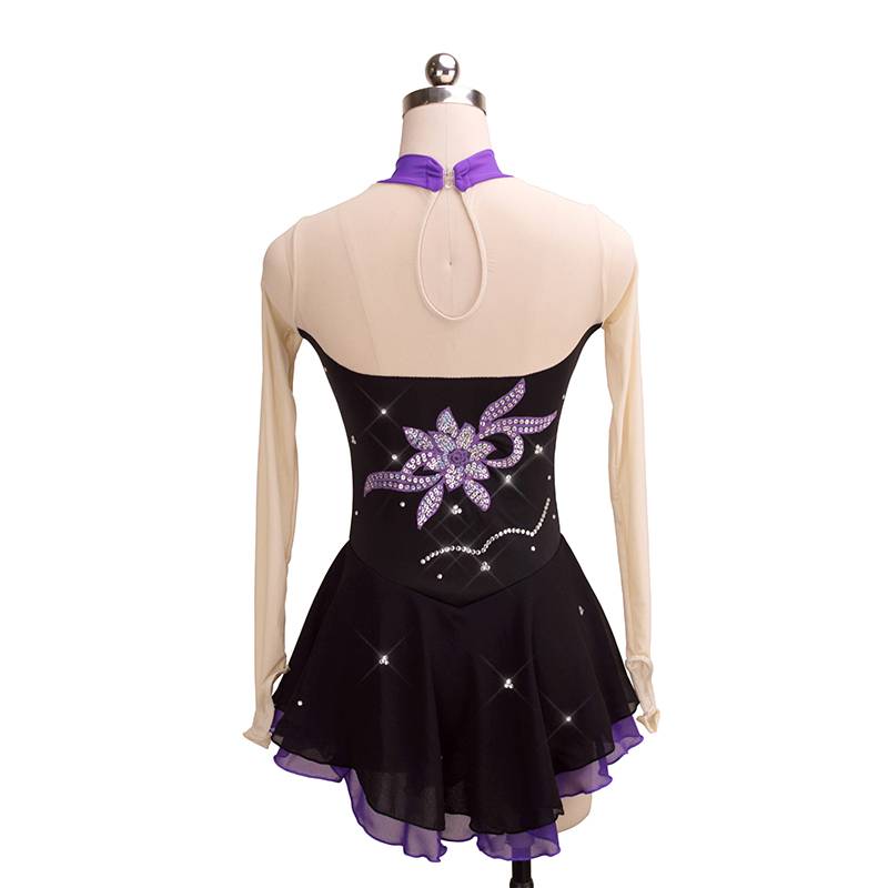 Funo Fantastic Skating suit Performance Services Customized Children Adult Girls Competition Skirt Playing Color Diamond Diamond