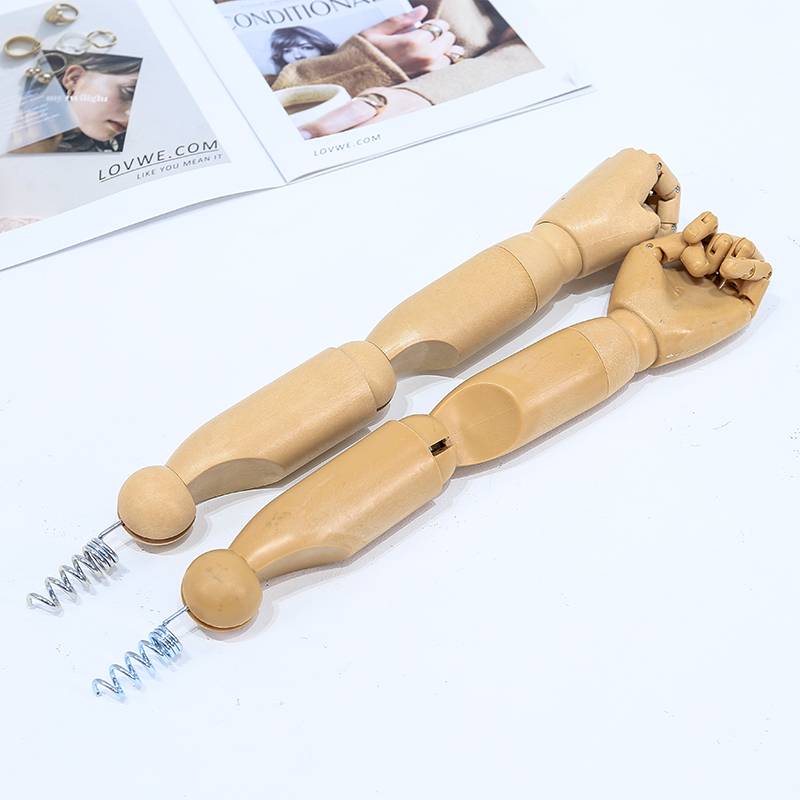 Child wood plastic hands