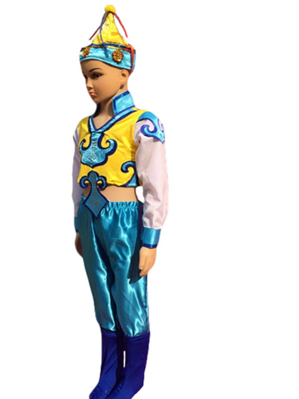 New Horseshoe Da Da Children's Performance Services Mongolian Girls' Chopsticks Dance Server Mongolian Dance Dance Skirt