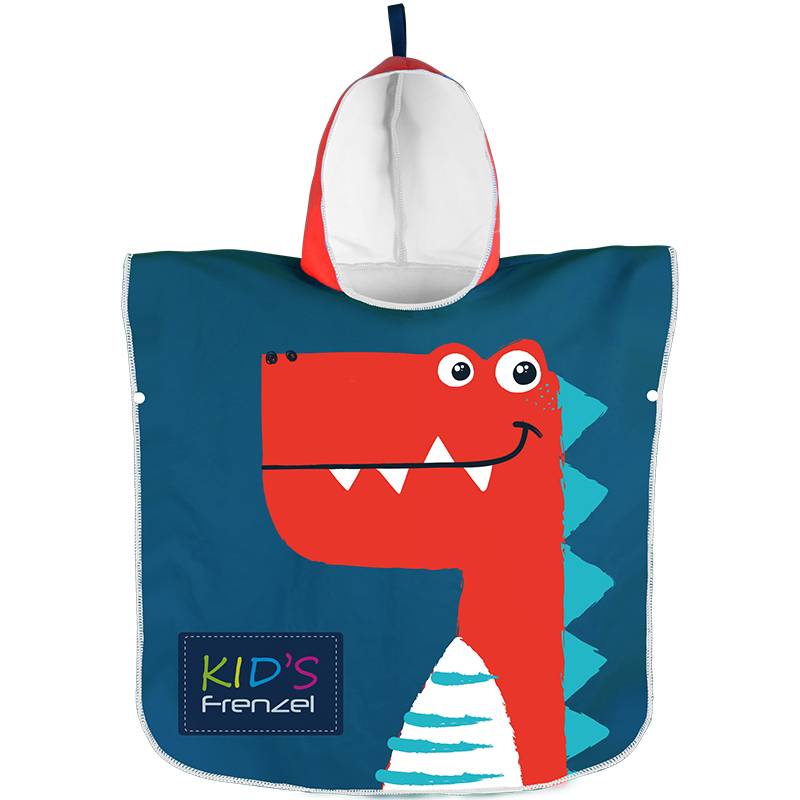 Frenzel Franco -left Children's Portable Ganbuchu Beach Swimming Hot Spring Hot Spring Witches Bath Towel Cartoon Cloak