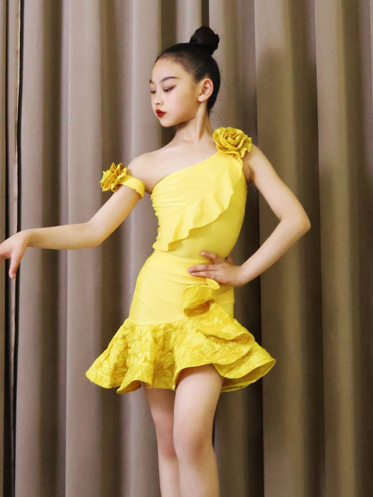 Love Hot Welladin Dance 2024 Summer New Girls Practice Server Children's High -end Practice Service Dance Dance Skirt