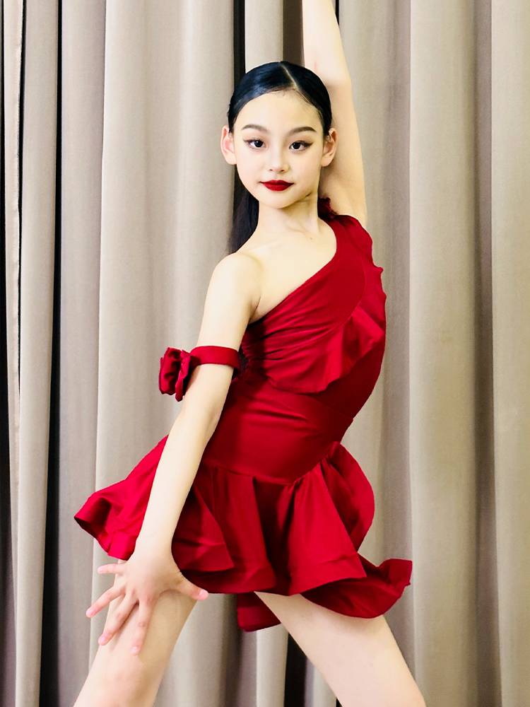 Love Hot Welladin Dance 2024 Summer New Girls Practice Server Children's High -end Practice Service Dance Dance Skirt