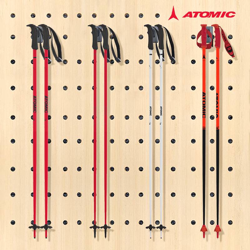 42 Skiing new Atomic Atmique double -board ski stick adult men and women equipment ski rod