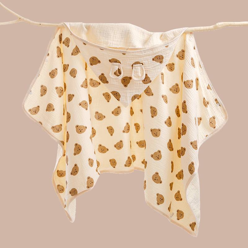 Four-storey bear head (a cape) (0-5 years) 70x140 cm