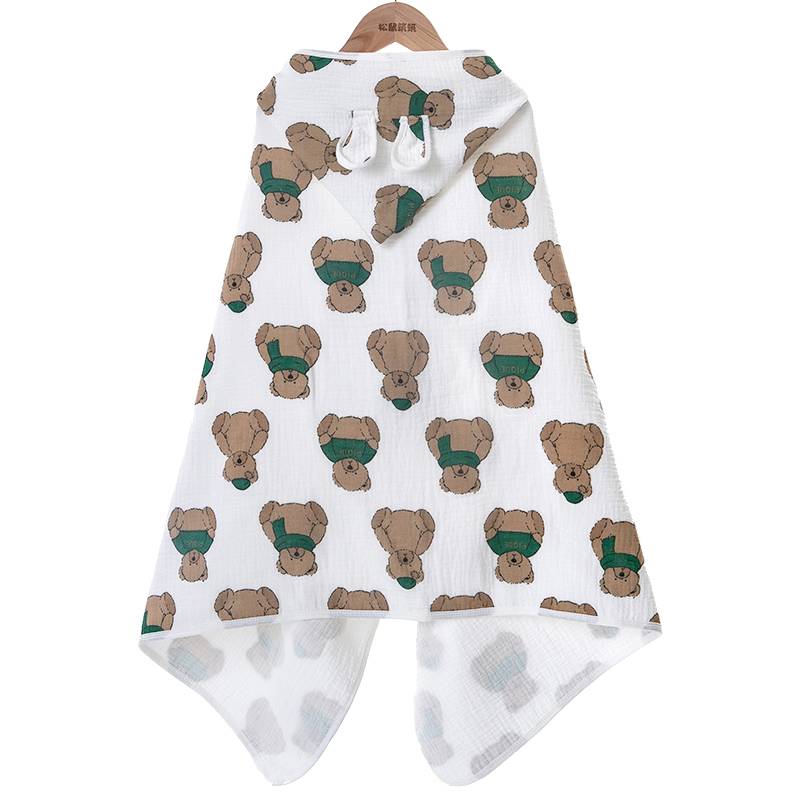 4-storey large green bear (a cape) (0-5 years) 70x140 cm