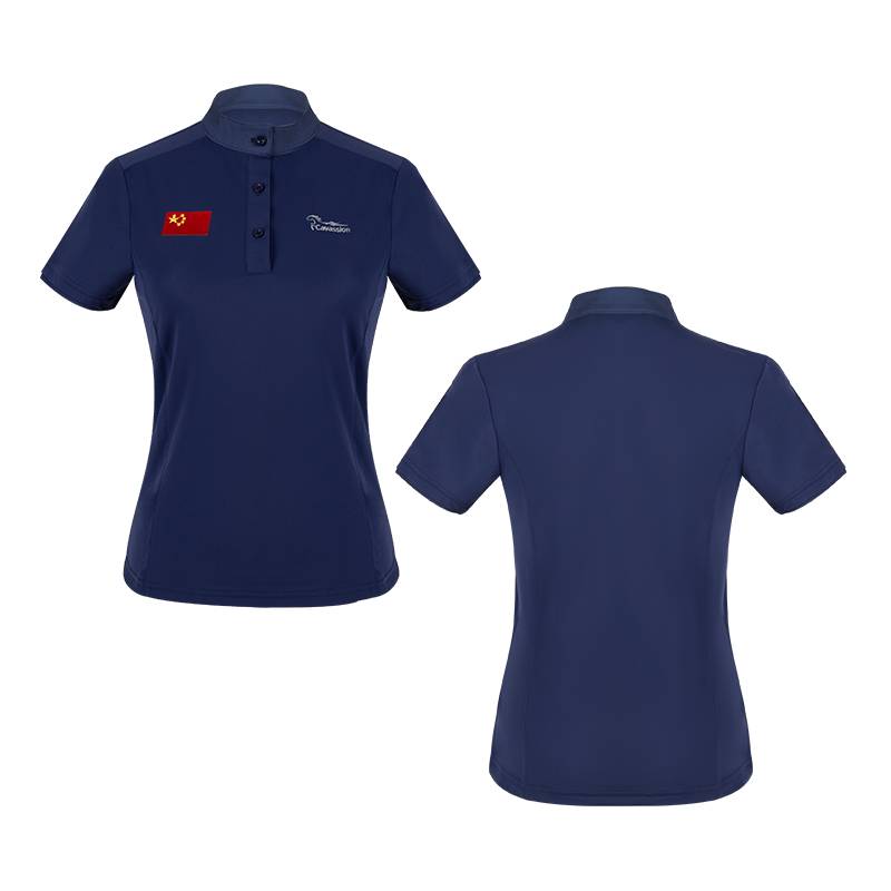 CavaSSION Women's Equestrian T -shirt Women's Short -sleeved Speed ​​-drying Movement Polo Shirt 8102085/83