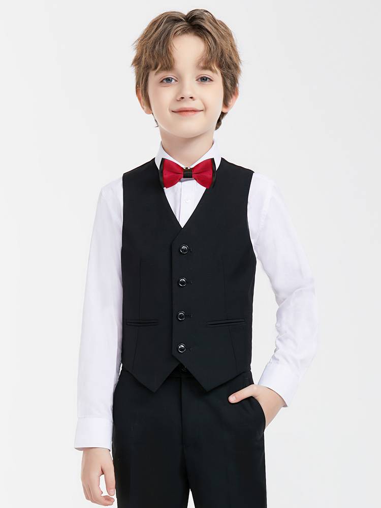 Children's dress boys flower girl performed performance service boy little host piano suit suit British suit summer