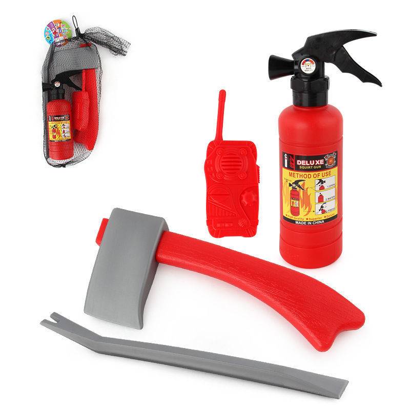 Children's firefighter performance clothing parent -child professional experience clothing role plays clothes kindergarten fire service set