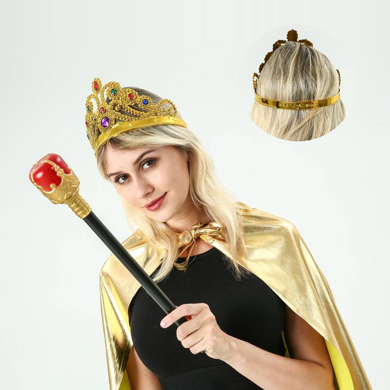 Adult cloak adult king prince clothing champion clothes princess crown crown cloak performance show