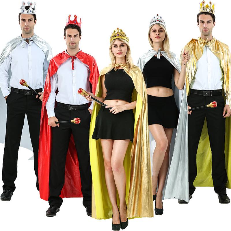 Adult cloak adult king prince clothing champion clothes princess crown crown cloak performance show