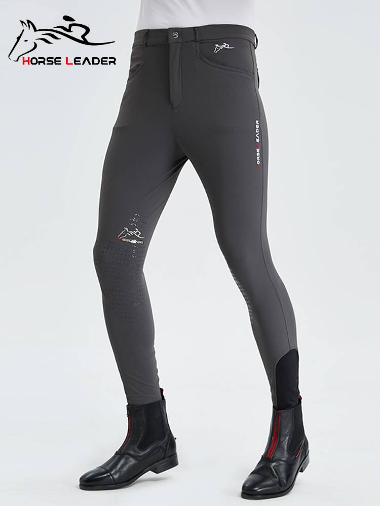 HorseLeader Warkeys Summer ultra -thin horse pants silicon glue clothing riding men's plus fertilizer increase equipment