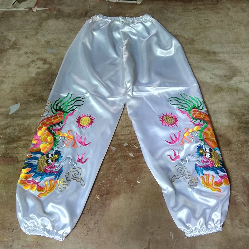 White dragon pants