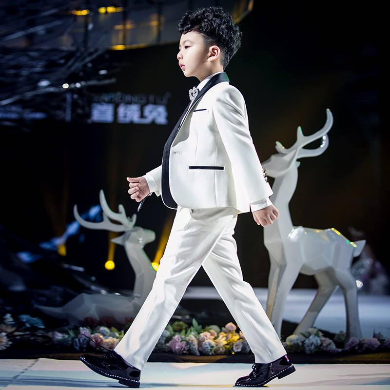Children's suit suit Boys Model British Walking Host Xiaohuayi Dress Dadie Piano Plan Performance Service