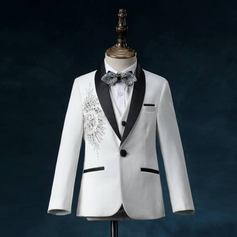 Children's suit suit Boys Model British Walking Host Xiaohuayi Dress Dadie Piano Plan Performance Service