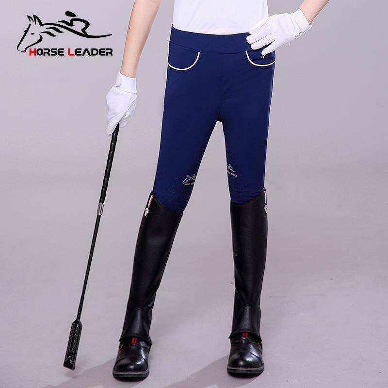 Summer children's thin equestrian horse pants men's and women's horse pants riding equipment casual high bombs high -equel pants