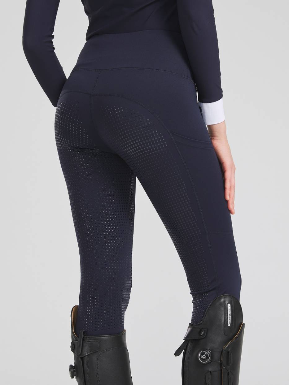 Spring and summer female riding pants silicon gelatin pants hot -selling high -bomb ventilation, wear -resistant equestrian pants elastic slim equestrian silicone pants prevention
