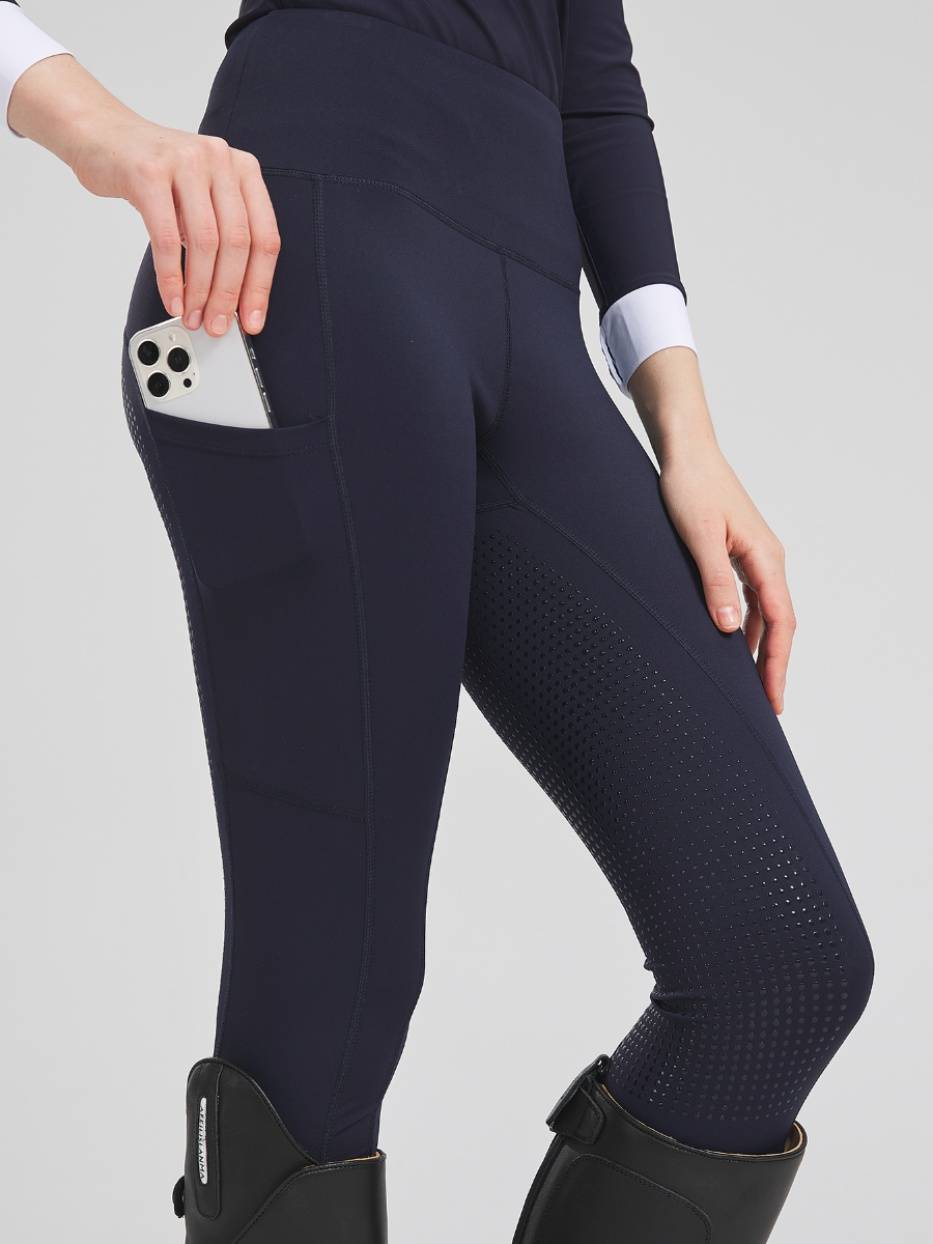 Spring and summer female riding pants silicon gelatin pants hot -selling high -bomb ventilation, wear -resistant equestrian pants elastic slim equestrian silicone pants prevention