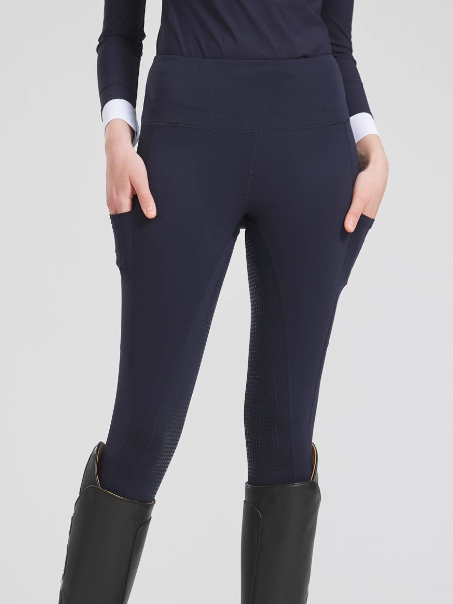 Spring and summer female riding pants silicon gelatin pants hot -selling high -bomb ventilation, wear -resistant equestrian pants elastic slim equestrian silicone pants prevention