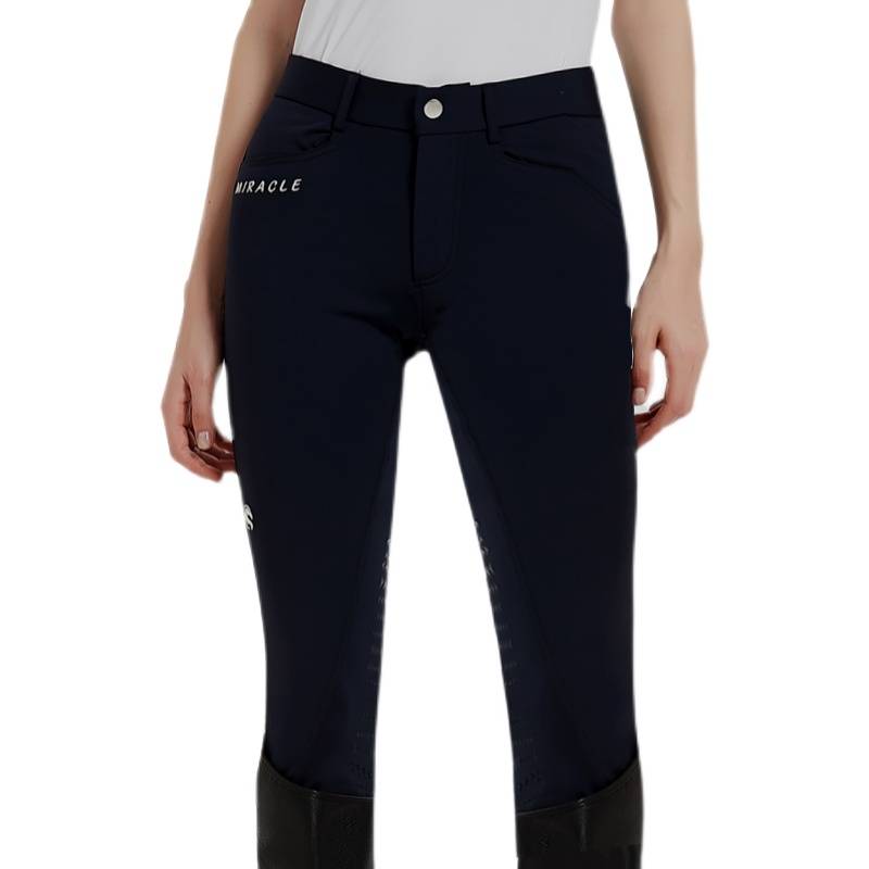 Slim-dry all-silk-geled horsepants